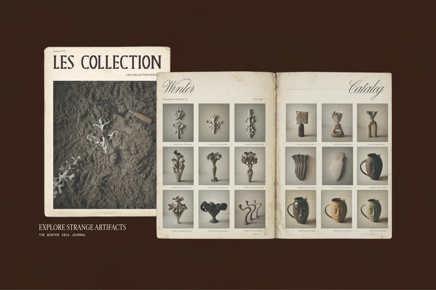Strange Artifacts: Winter 2026 Catalog