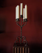 Load image into Gallery viewer, Wrought Iron Candelabra Pair