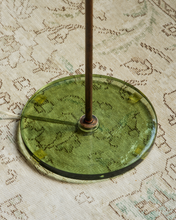 Load image into Gallery viewer, Cast Glass Deco Floor Lamp
