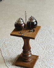 Load image into Gallery viewer, Gourd and Silver Condiment Set