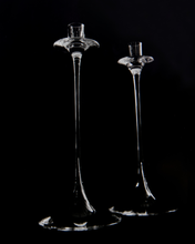 Load image into Gallery viewer, Swedish Glass Candlesticks