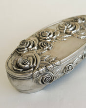 Load image into Gallery viewer, Rose Repousse Jewelry Box