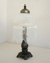 Load image into Gallery viewer, Beaded Fringe Table Lamp