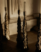 Load image into Gallery viewer, Fiera Candle Holder in Aged Brass