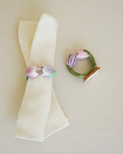 Load image into Gallery viewer, Glass Tulip Napkin Rings
