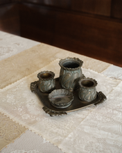 Load image into Gallery viewer, Art Nouveau Bronze Desk Set
