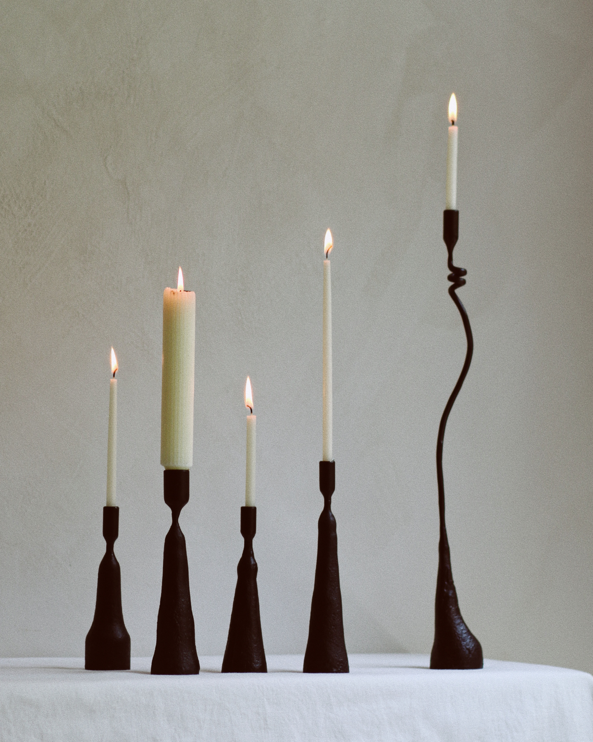 iron candleholder