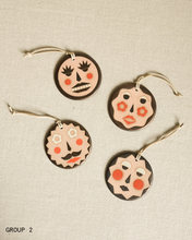 Load image into Gallery viewer, Funny Face Ornament
