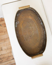 Load image into Gallery viewer, Large Brass Tray