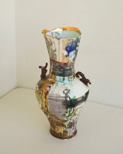 Load image into Gallery viewer, Decoupage Collage Vase