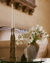 Load image into Gallery viewer, Fiera Candle Holder in Aged Brass