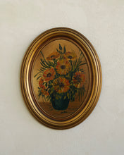 Load image into Gallery viewer, Oval Floral Painting II
