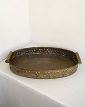Load image into Gallery viewer, Large Brass Tray