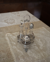 Load image into Gallery viewer, Silver Plate Cruet Set