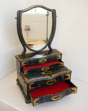 Load image into Gallery viewer, Lacquered Vanity Chest with Mirror