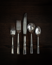 Load image into Gallery viewer, Silver Plate Flatware Service For 8
