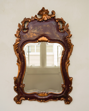 Load image into Gallery viewer, Chinoiserie Lacquered Mirror