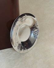 Load image into Gallery viewer, Silver Plated Floral Platter
