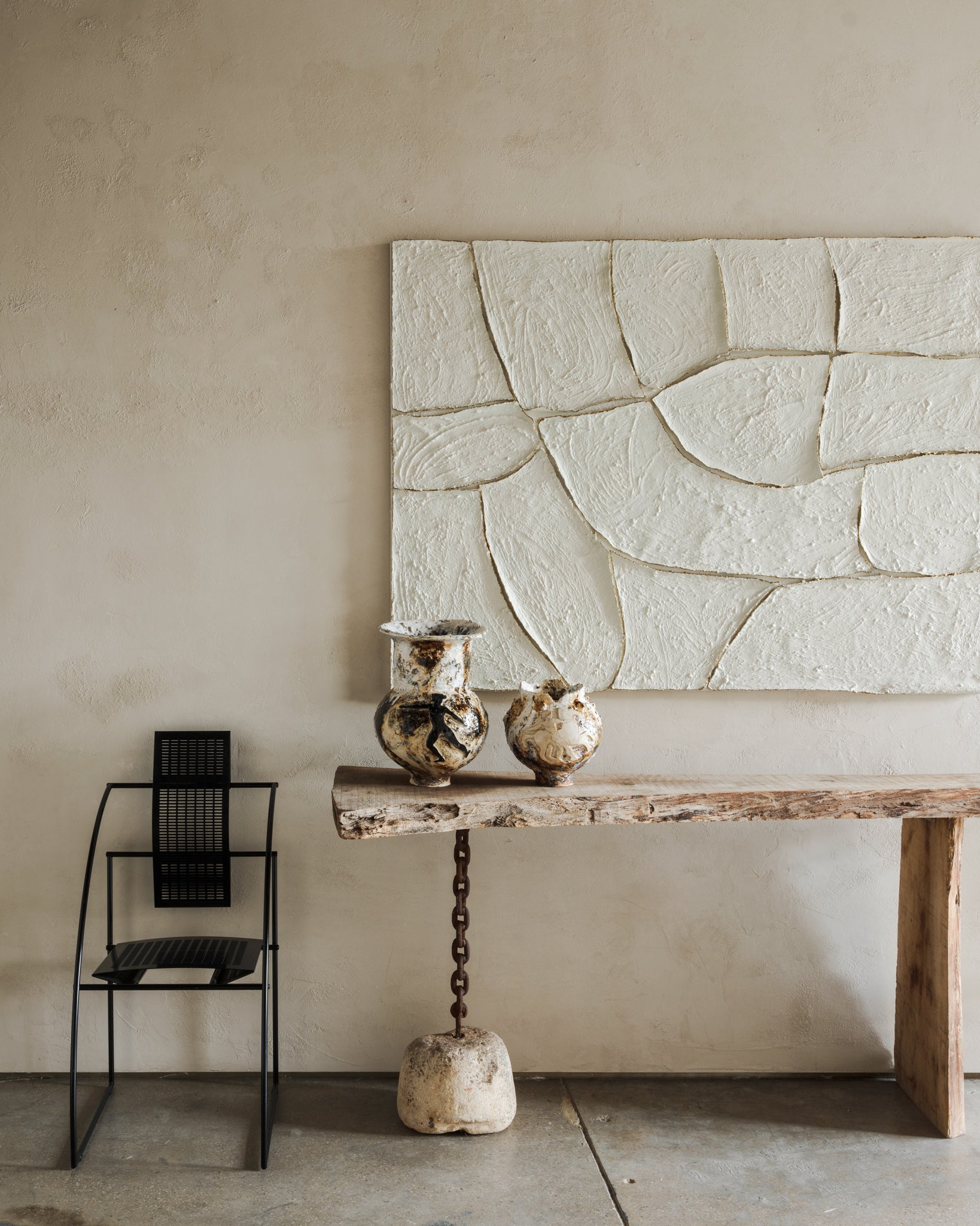 Brutalist Console Table