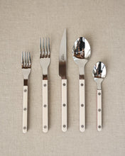 Load image into Gallery viewer, Bistro Cream & Red Flatware Set