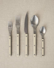 Load image into Gallery viewer, Bistro Khaki & Black Flatware Set