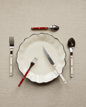 Load image into Gallery viewer, Bistro Cream & Red Flatware Set