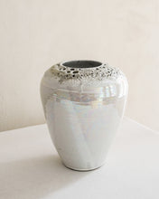 Load image into Gallery viewer, Esme Vase in Pearl Froth