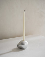 Load image into Gallery viewer, Silver Short Candleholder
