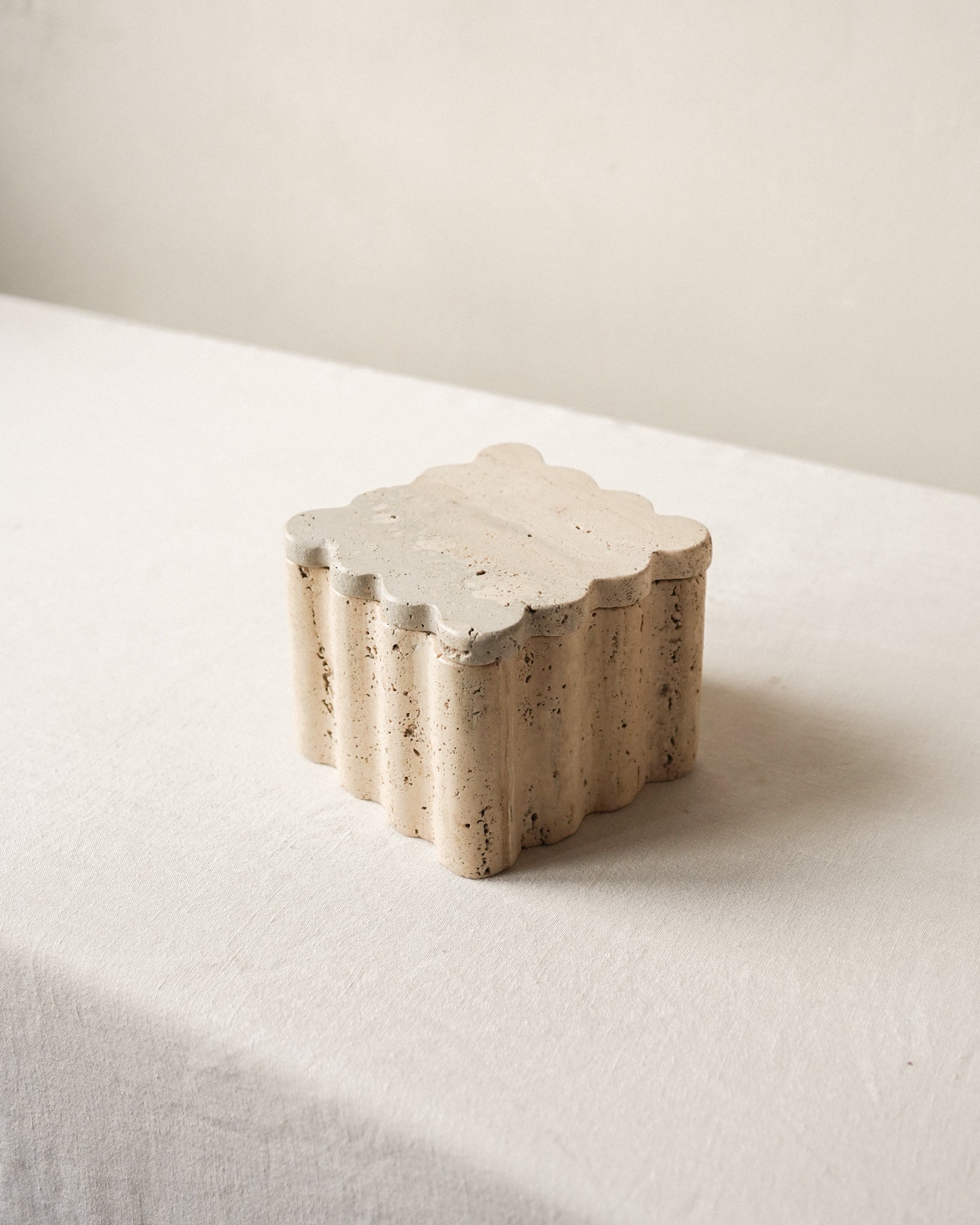 Box Box in Travertine