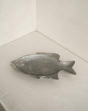 Load image into Gallery viewer, Textured Pewter Fish Platter