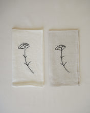 Load image into Gallery viewer, Carnation Embroidered Napkin