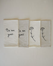 Load image into Gallery viewer, Carnation Embroidered Napkin