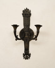 Load image into Gallery viewer, Bronze Torch Candle Sconce