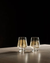 Load image into Gallery viewer, Golden Snifter Glass