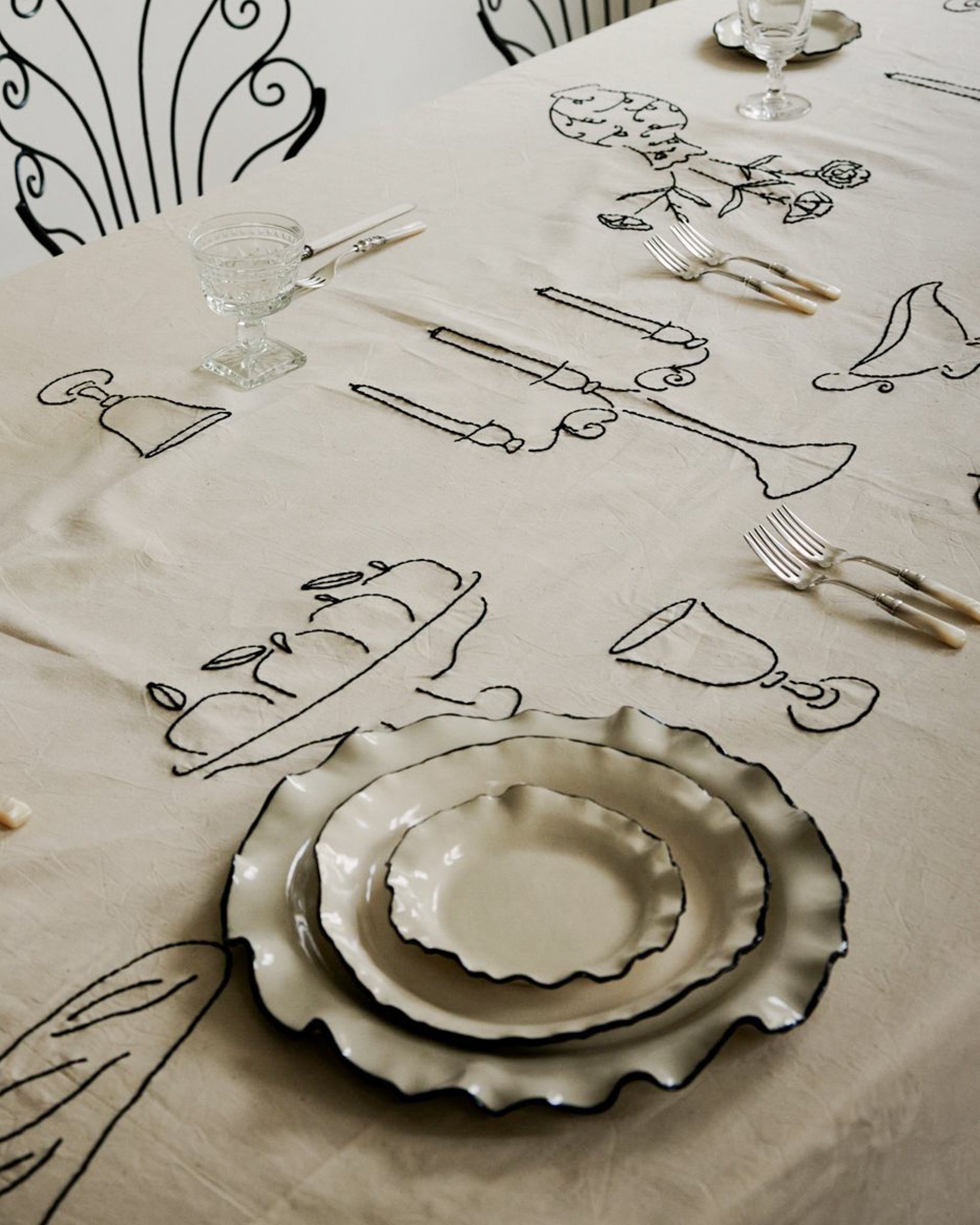 Embroidered Tablecloth