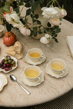 Load image into Gallery viewer, Ribbon Teacup and Saucer, Swan