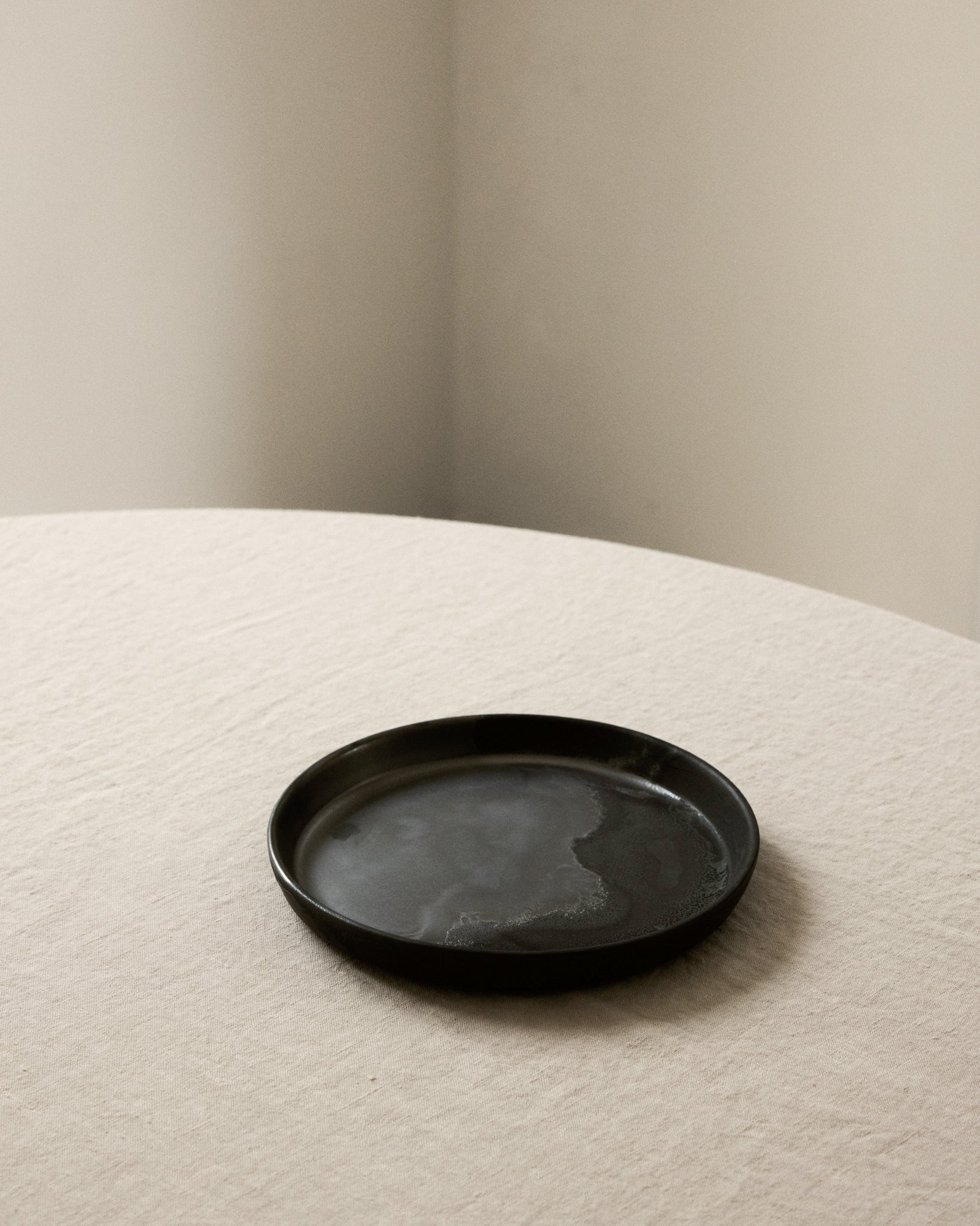 Dark Coastal Salad Plate