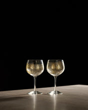 Load image into Gallery viewer, Golden Stemmed Wine Glass