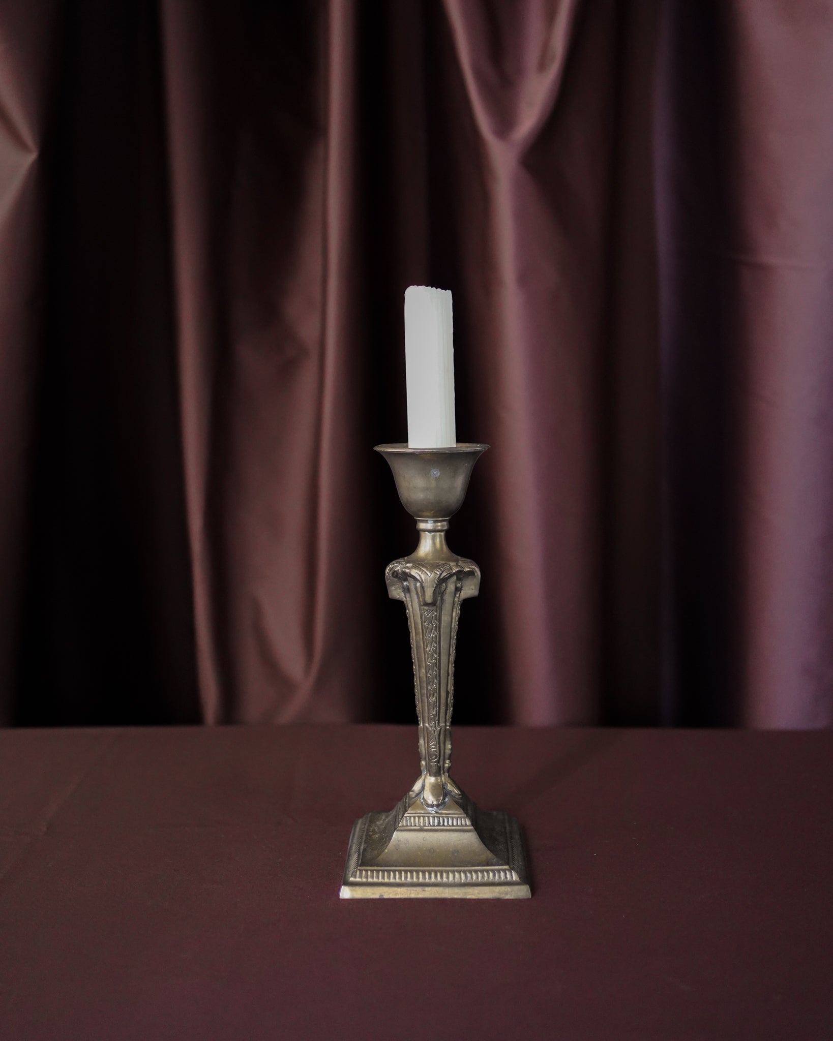 Ram Head Candlestick