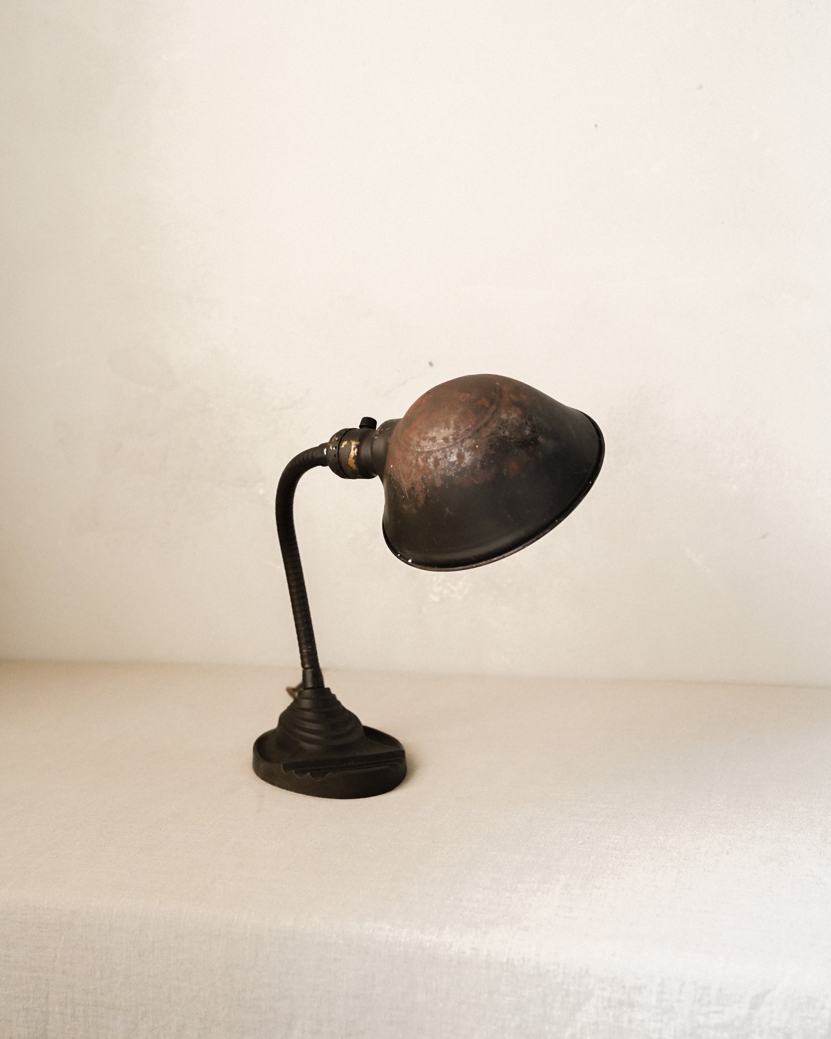 Cast Iron Gooseneck Desk Lamp
