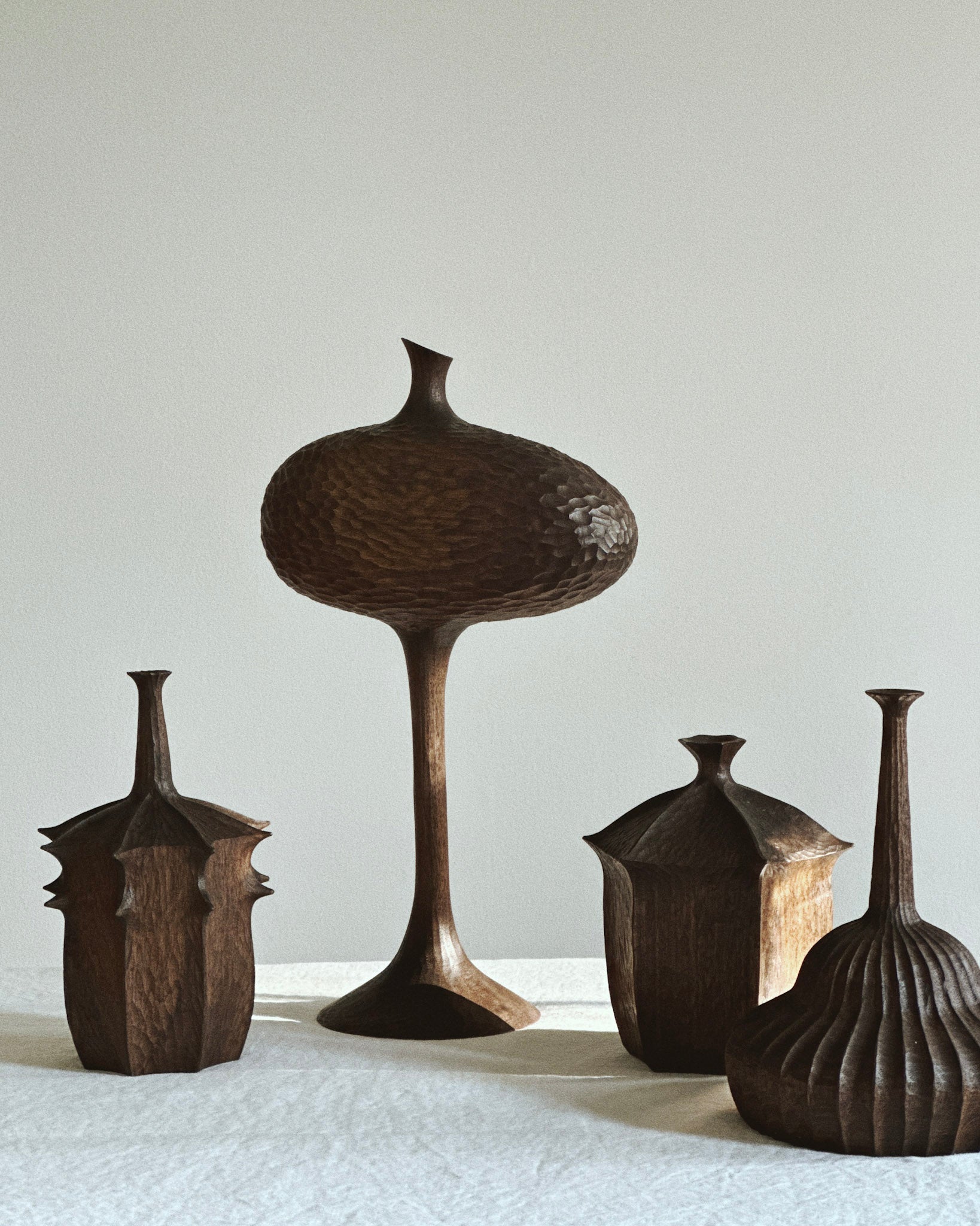Long-Neck Textured Vessel