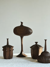 Load image into Gallery viewer, Grooved Walnut Vessel