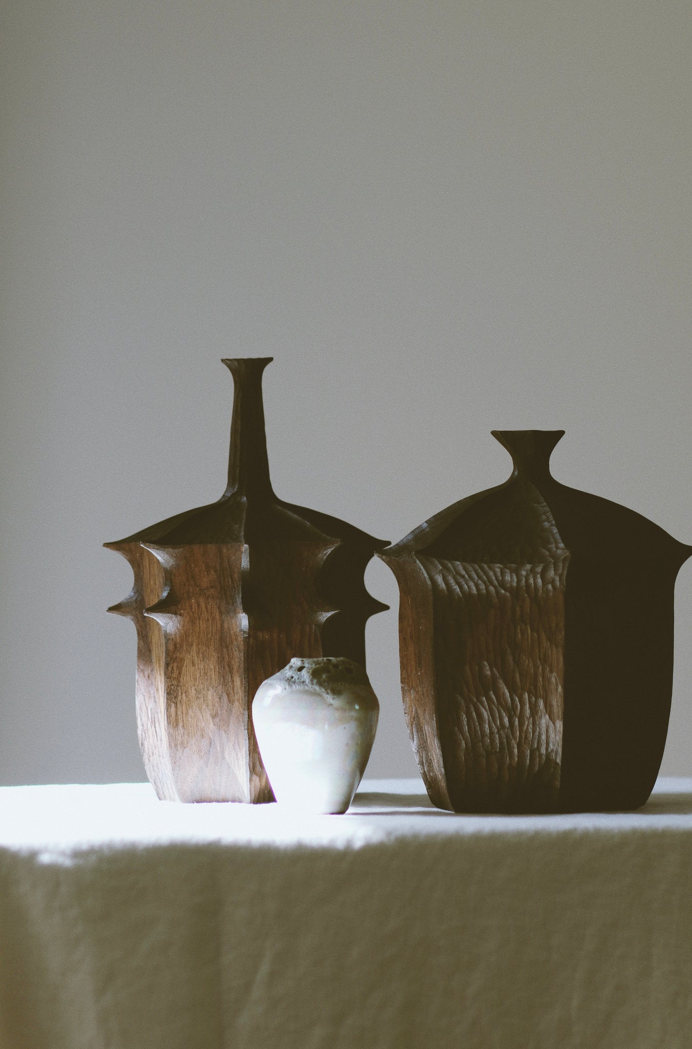 Spiked Walnut Vessel
