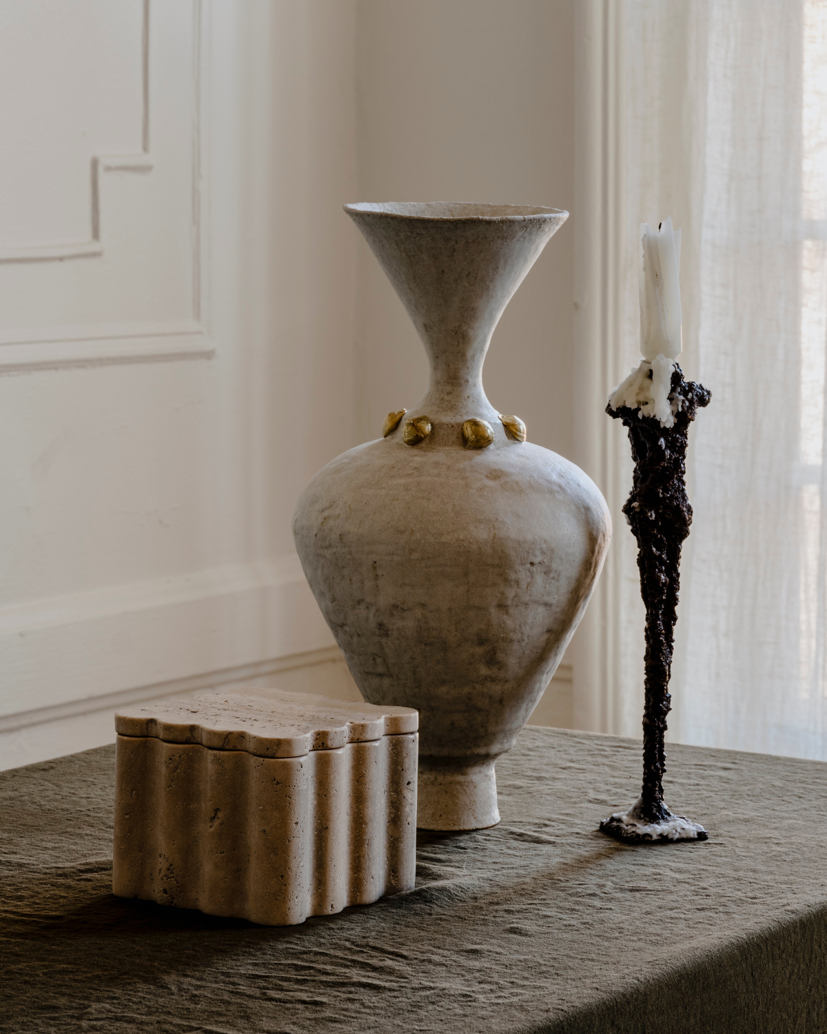 Box Box in Travertine