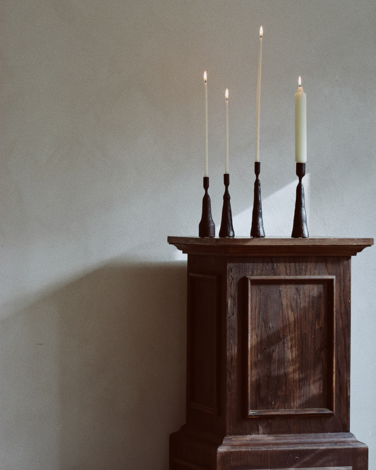 iron candleholder