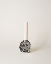 Load image into Gallery viewer, metallic silver candle holders