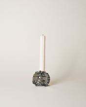 Load image into Gallery viewer, metallic silver candle holders
