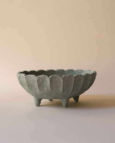 French Blue Sculptural Bowl