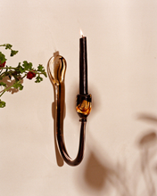 Load image into Gallery viewer, Wall Candle Holder in Fume
