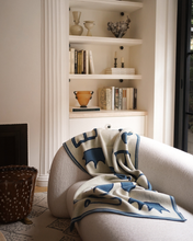 Load image into Gallery viewer, Rambouillet Throw in Blue
